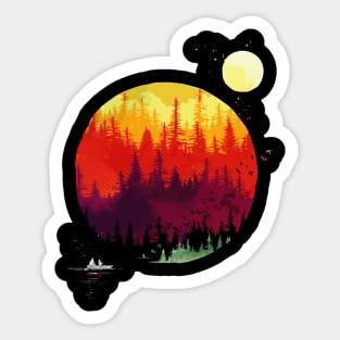 Into the woods, we go! Sticker